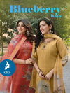 Blueberry By Kaya Shimmer Butti Kurti With Bottom Dupatta Wholesalers In Surat